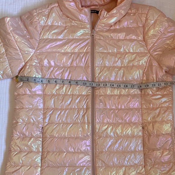 TORRID  Iridescent Pink Puffer Jacket - Picture 6 of 10